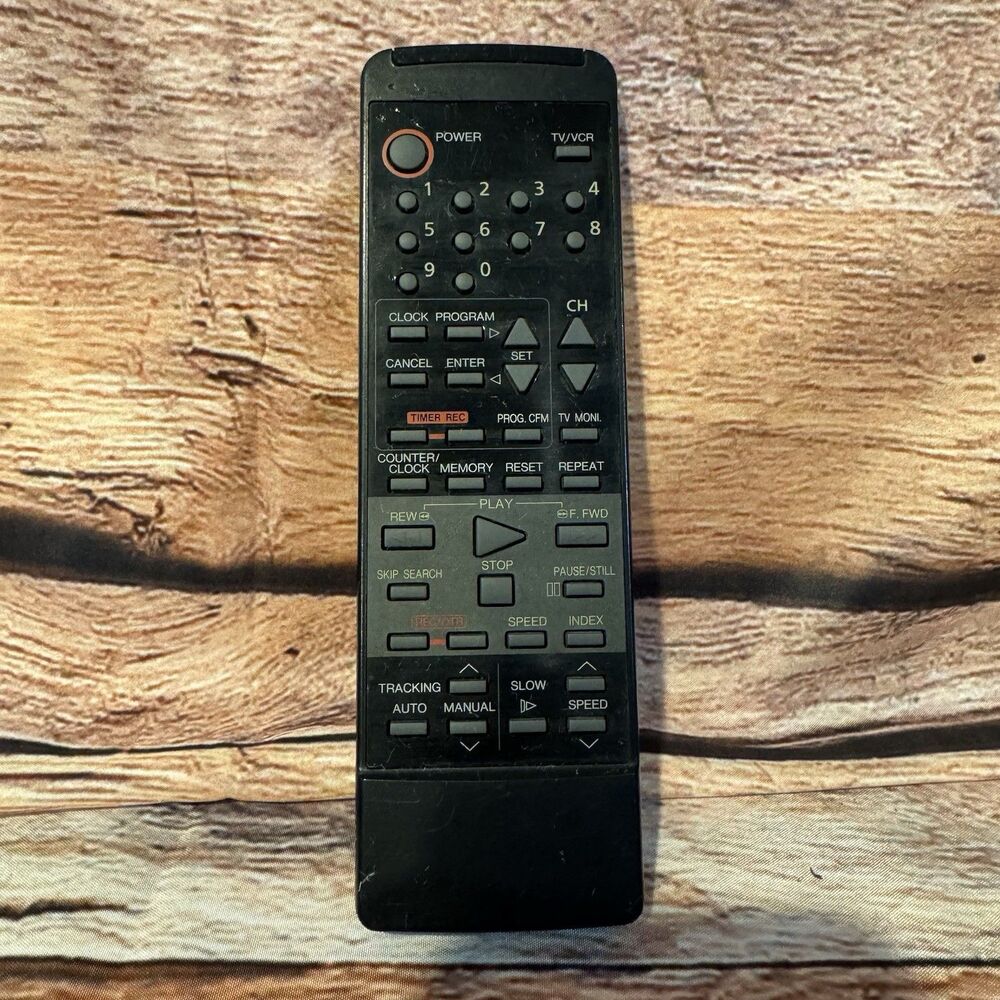 Genuine Emerson Orion VCR Remote Control 076R004110 VCR4000 VR0400 4-Head OEM